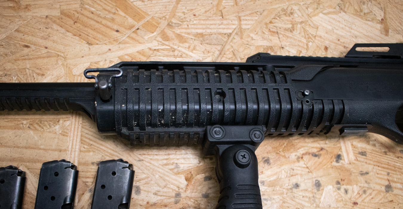 HI POINT 995 9mm Police Trade-In Carbine with Forward Grip and Three Magazines